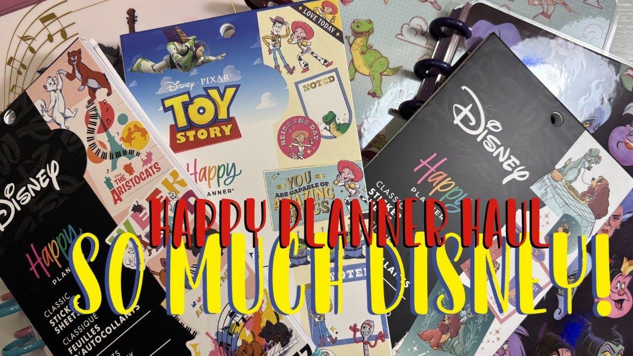 Big Happy Planner Haul! | SO MUCH DISNEY