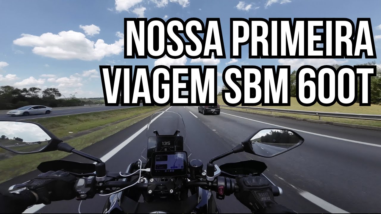 Viagem (com garupa) com a SBM600T