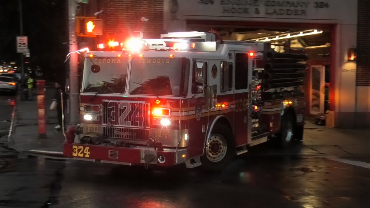 Traffic Accident Next to NY Fire Station! Emergency Services Responding
