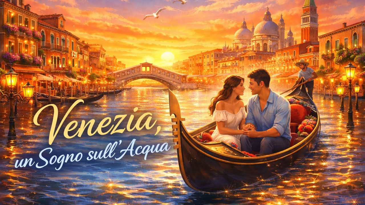 Venezia, un Sogno sull’Acqua | Canzone Italiana Romantica 🌊✨