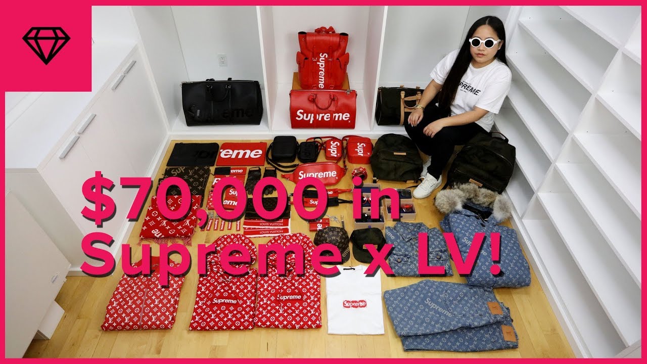 Unboxing $70,000 Worth of Supreme x Louis Vuitton!!! | nitro:licious