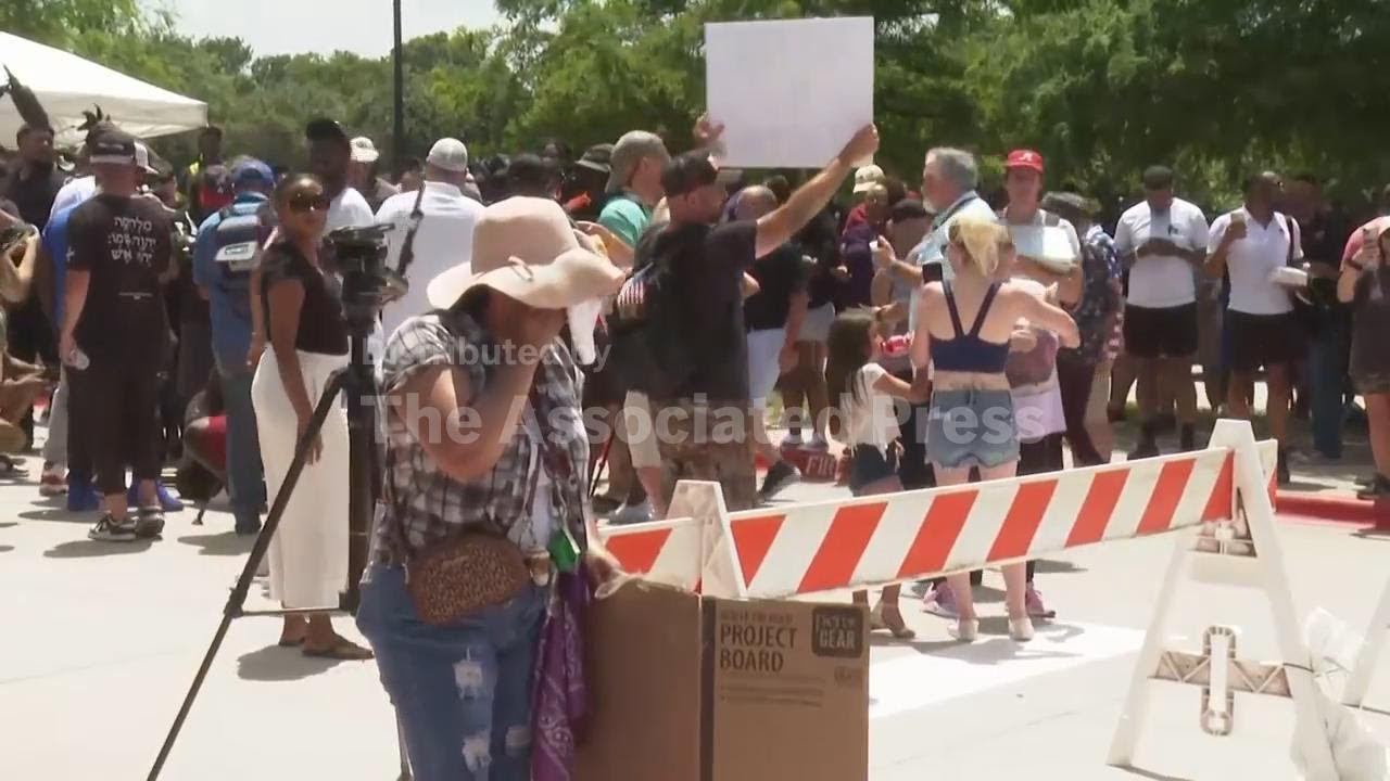 Supporters of Karmelo Anthony demonstrate as teen convicted of murder for stabbing another athlete