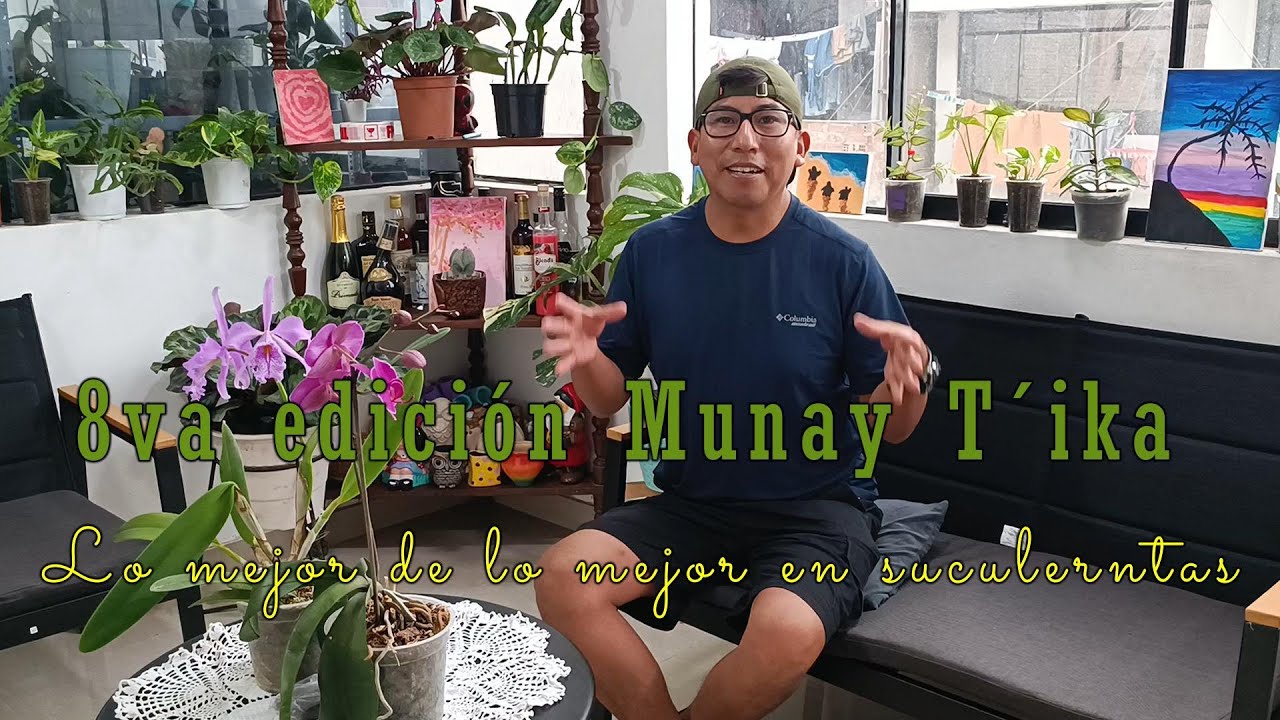 Lo mas top de la 8va edición Munay T´ika #suculentas #colección #feria