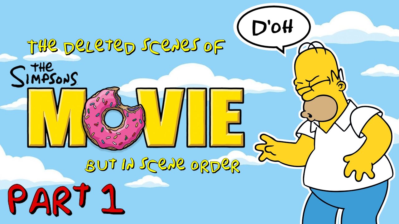 The deleted Scenes of The Simpsons Movie but scene order Part 1