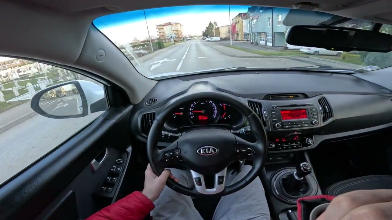 KIA SPORTAGE 1.7 CRDI ASMR POV ONBOARD CITY DRIVE HD Video
