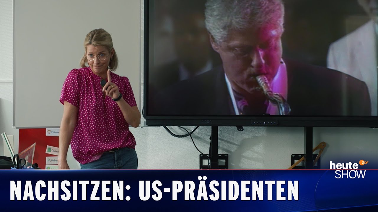 Die skandalöse Geschichte der US-Präsidenten – Nachsitzen mit Frau Niehaus | heute-show