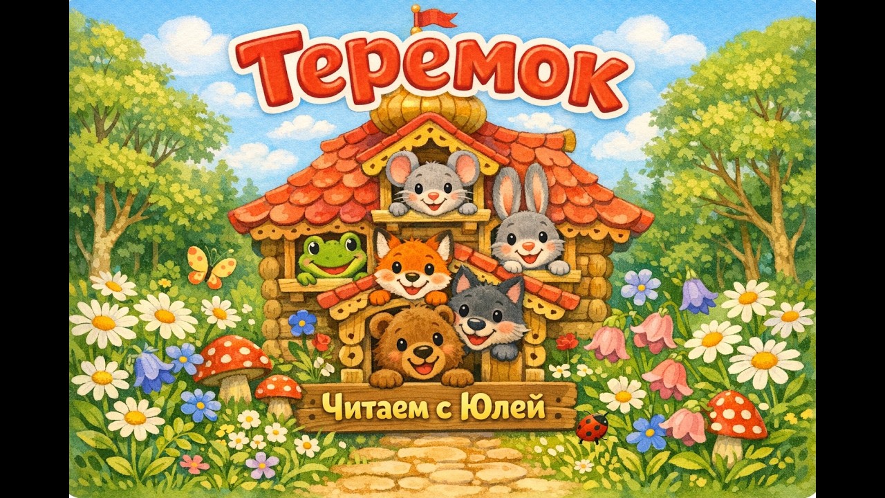 Теремок | Чтение вслух | Сказка для детей