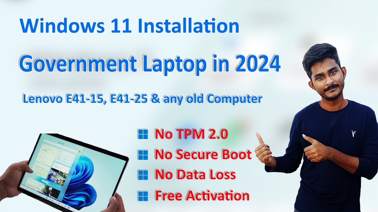 Government laptop Windows 11 update Supported for all Laptop