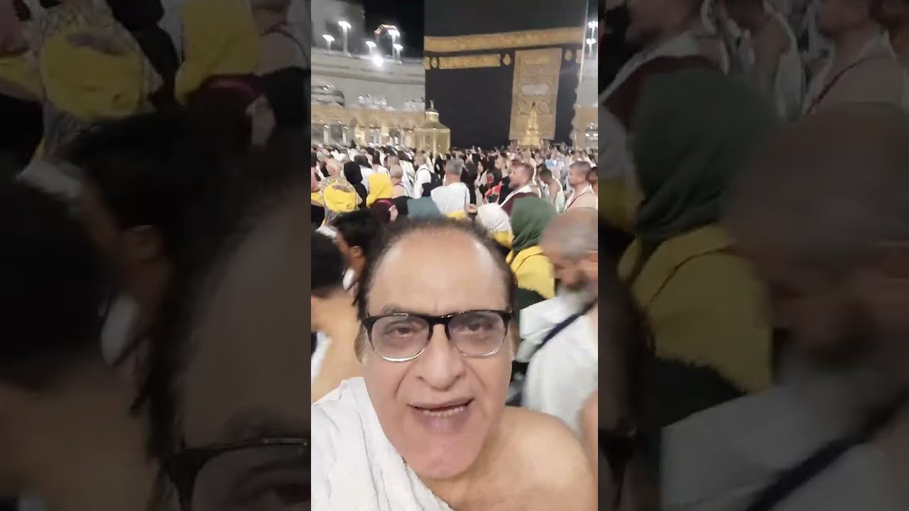 Pakistani TV Actor Mehmood Aslam Performing Umrah and Pray for fans friends and family #bulbulay