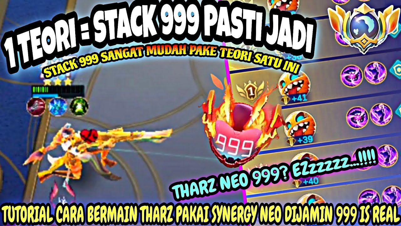 1 TEORI = STACK 999 SUDAH PASTI !!! TUTORIAL CARA BERMAIN THARZ COMBO NEO DIJAMIN ANTI TUSUN - MCGG