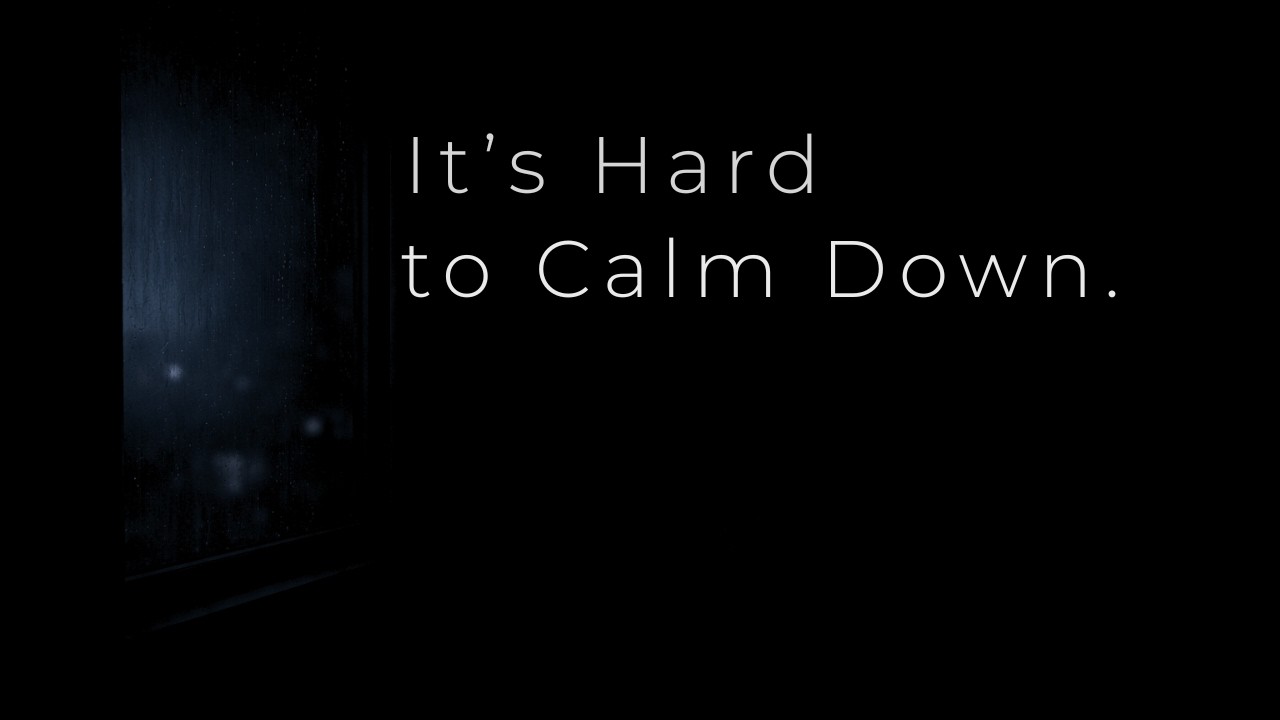 Rain for Anxiety at Night | Black Screen | 1H