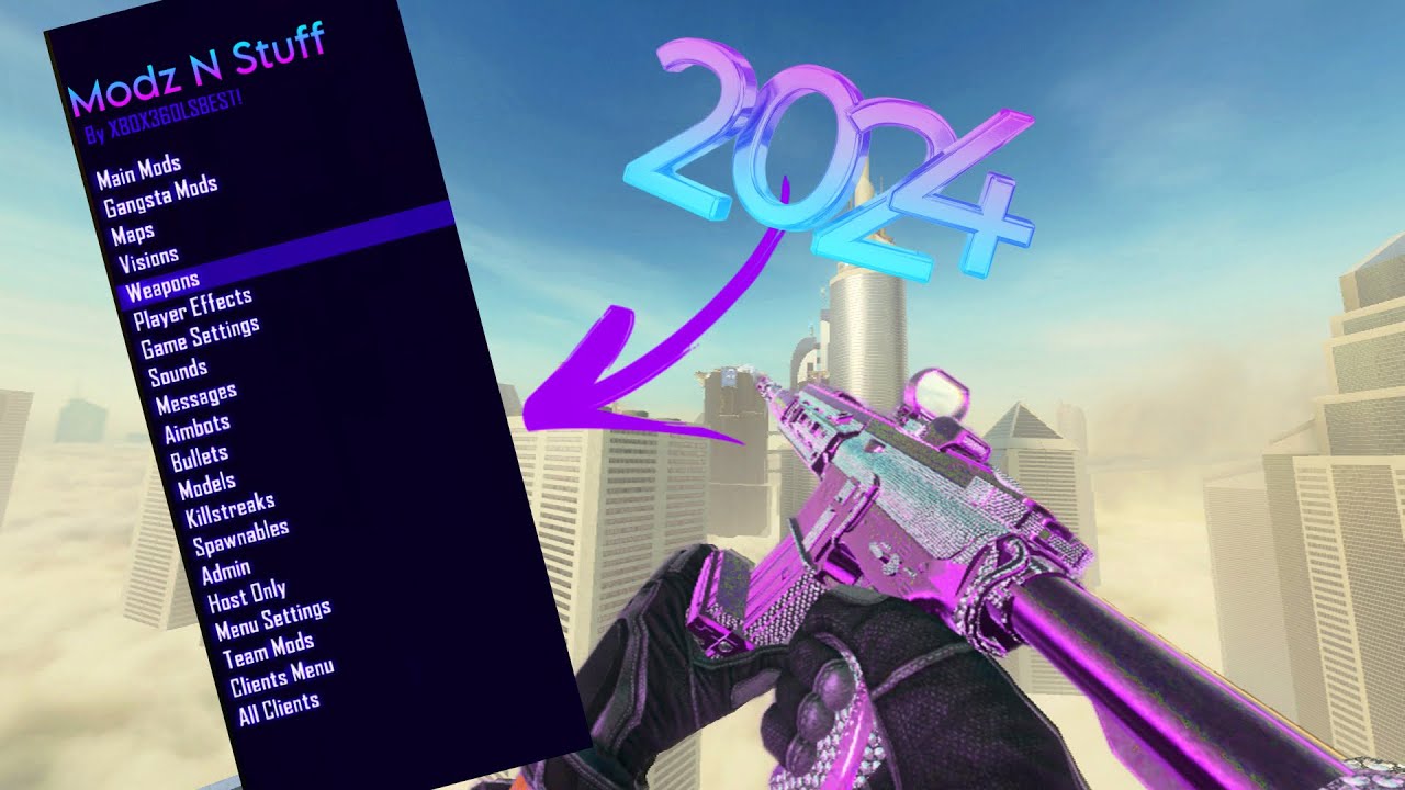 Как получить мод меню black ops 2 2024! (xbox one/s/x)