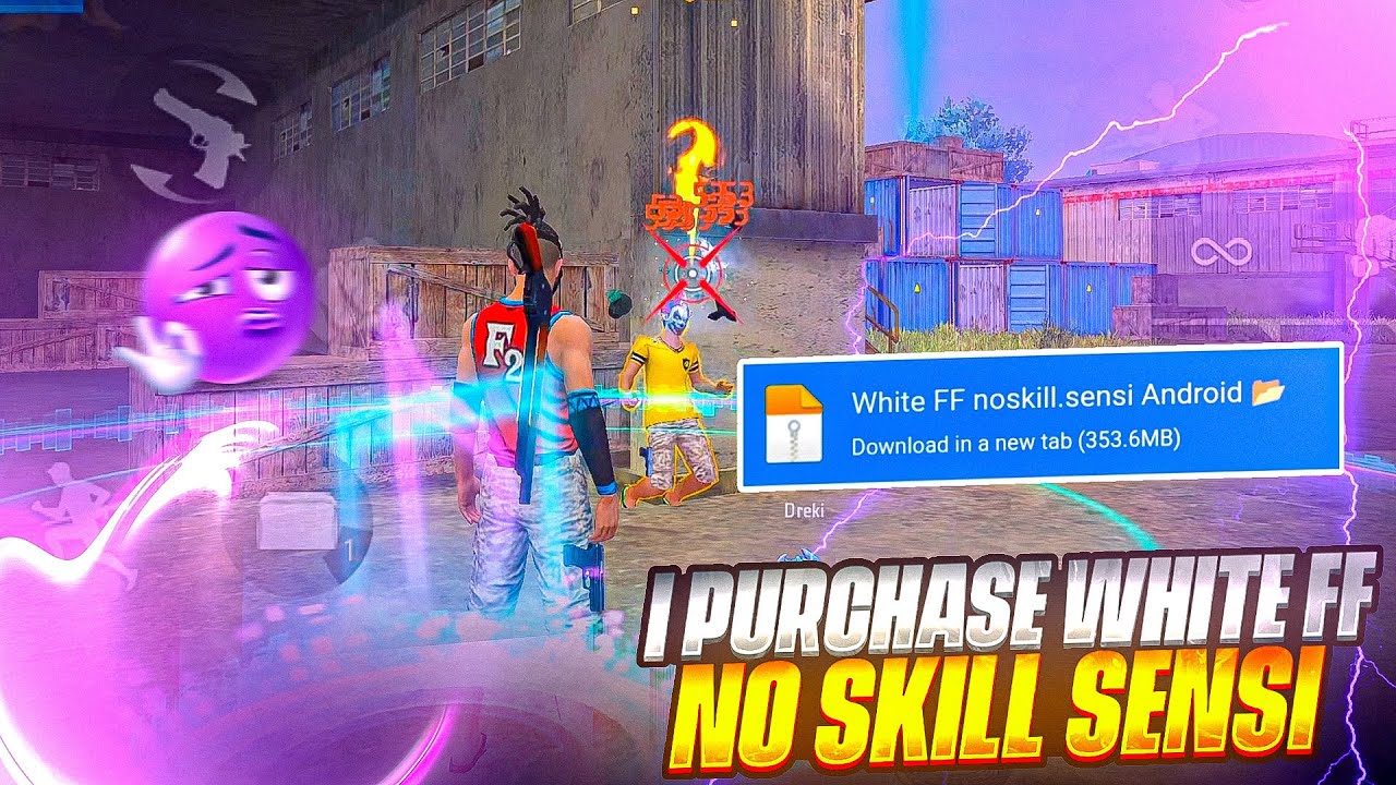 I Purchase White FF No Skill Sensi !💀 