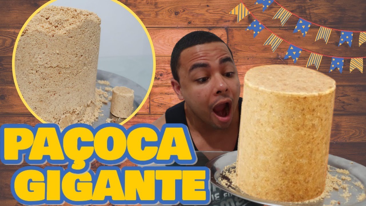 PAÇOCA GIGANTE   DESAFIO DE FESTA JUNINA