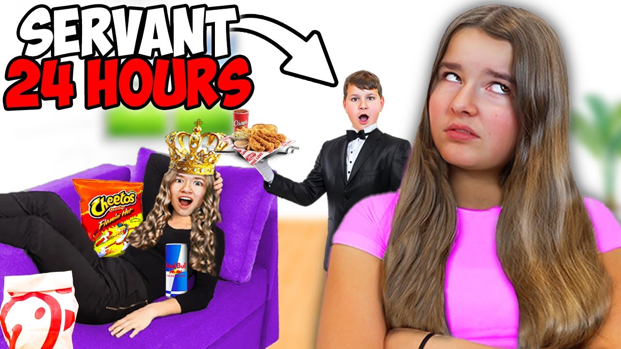 MY SIBLINGS are my SERVANTS for 24 HOURS!!