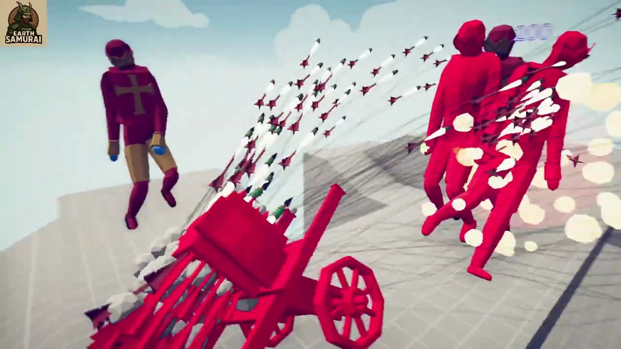 Giant Size BURN PUNCH Army vs Every God | Tabs Simulator