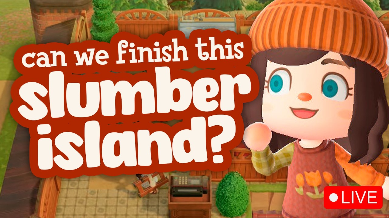 🔴 Can we finish this slumber island? 🏡 ACNH 3.0