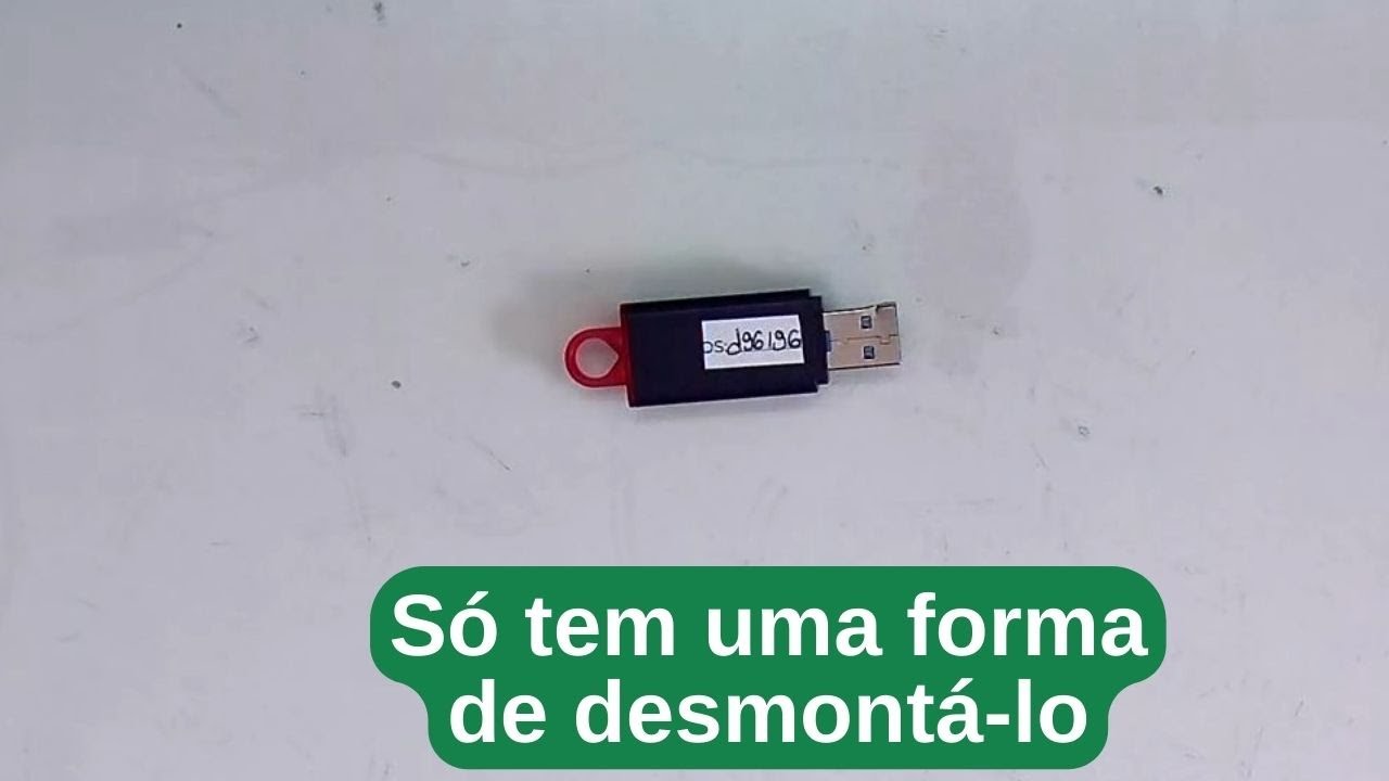 RECUPERA&Ccedil;&Atilde;O DE DADOS EM PENDRIVE N&Atilde;O DESMONT&Aacute;VEL!