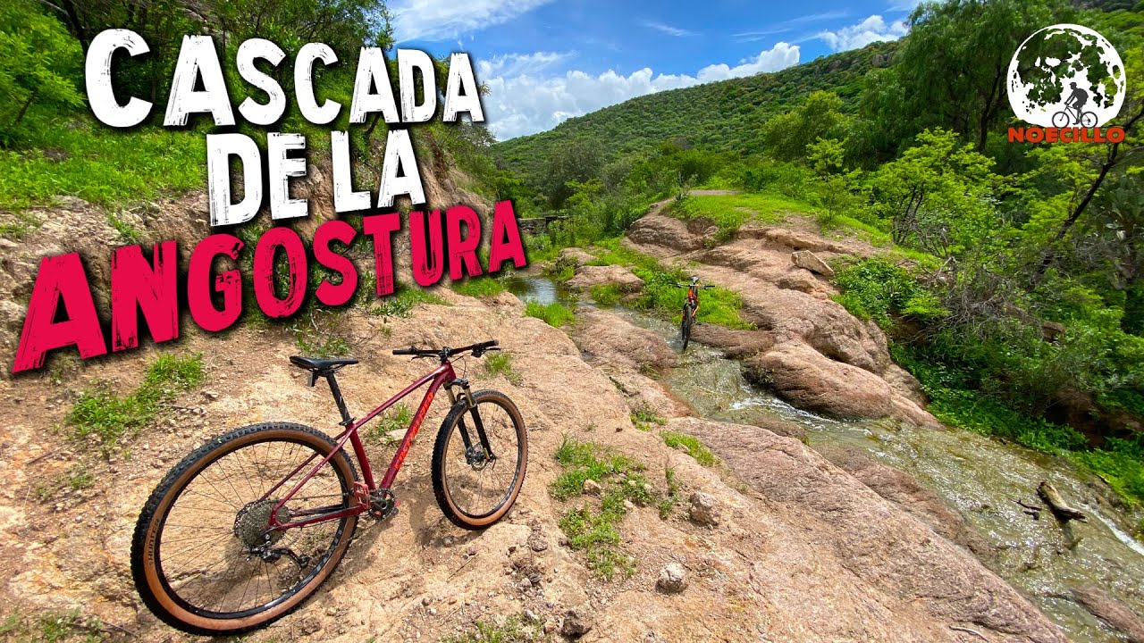 La Cascadita de La Angostura en Le&oacute;n Guanajuato Ruta MTB Noecillo