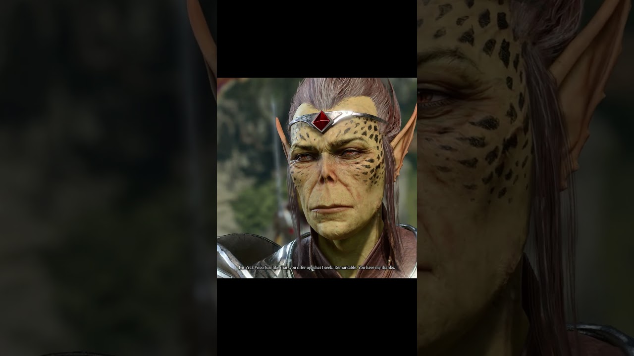 Показ артефакта Воссу при первой встрече #bg3 #baldursgate3 #shortsvideo #shorts #voss