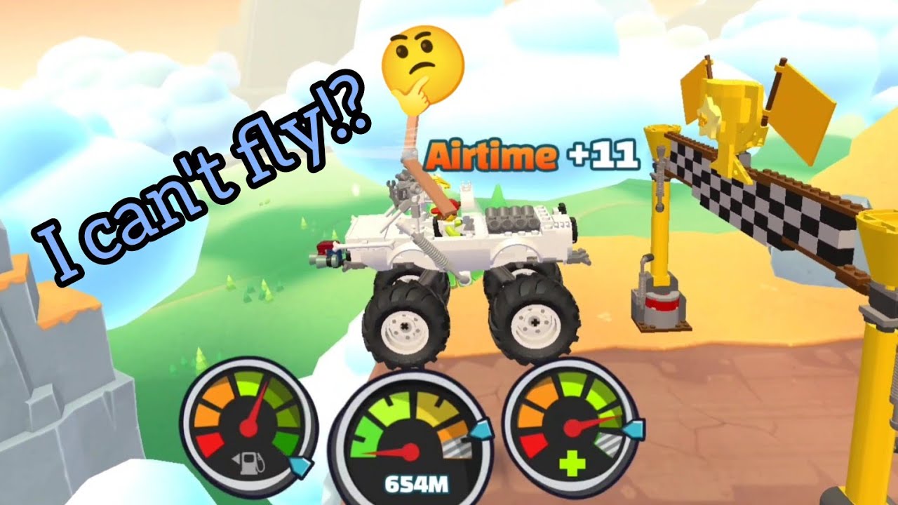 LHCA - Flying Slippery Slope? Guess not...😭 Lego Hill Climb Adventures