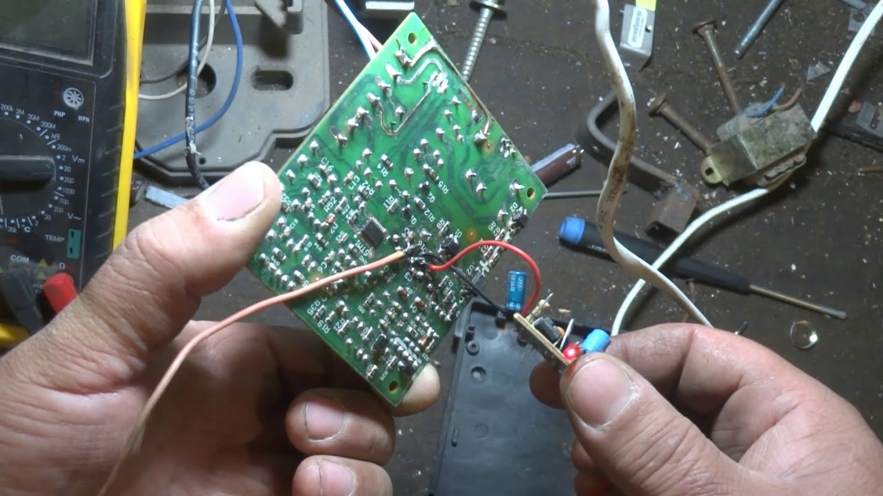Como reparar placa de motor de portón corredizo seg combat v1.1