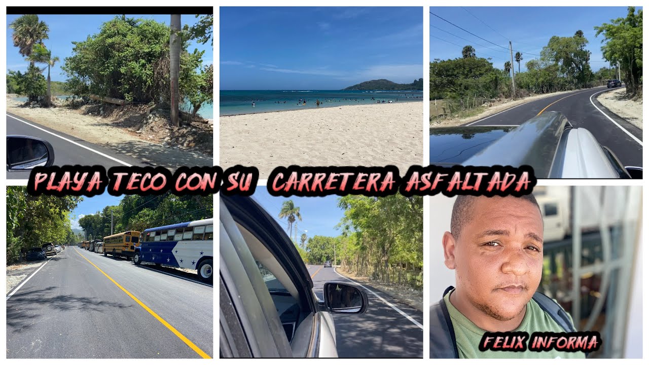 Playa TECO con Carretera Asfaltada en Maimon Puerto Plata. 