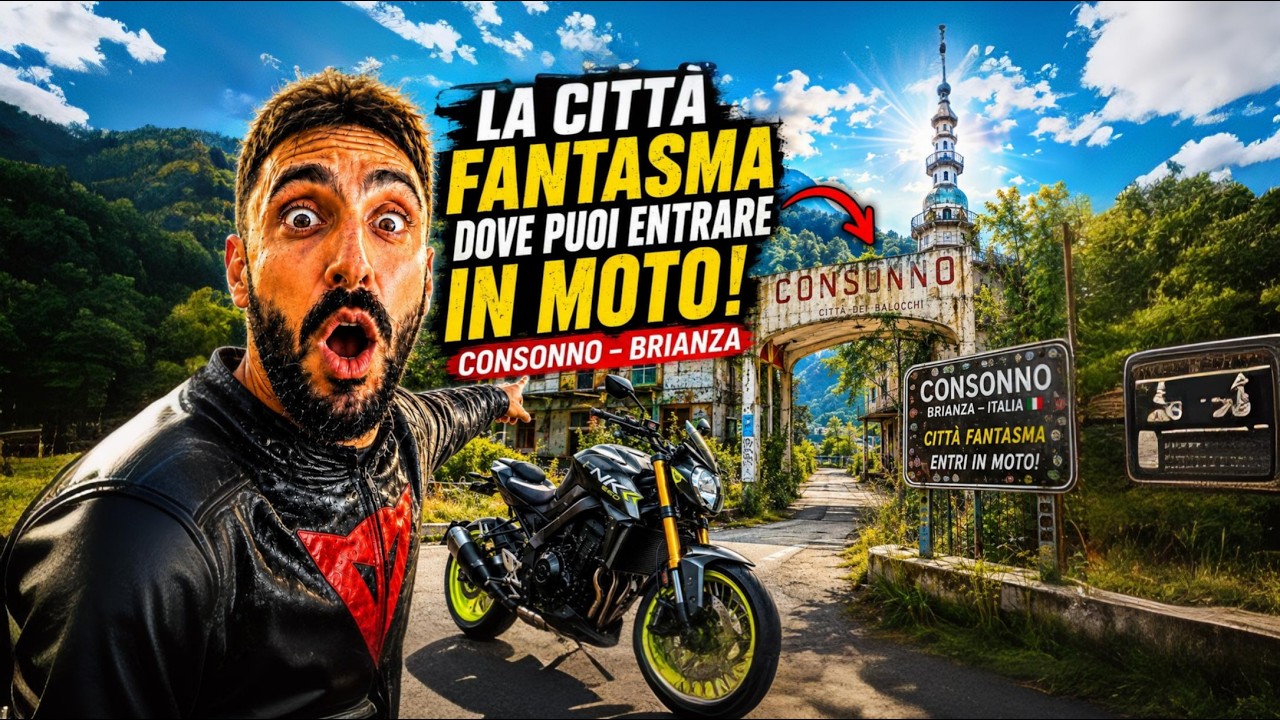 a Consonno in moto !!CHE FOLLIA -La las vegas italiana dimenticata dal tempo