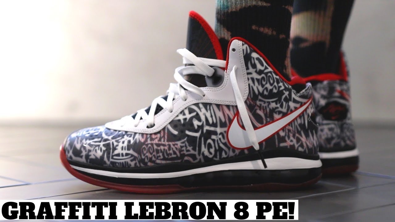 GRAFFITI NIKE LEBRON 8 PE! LEBRON WATCH IS BACK!