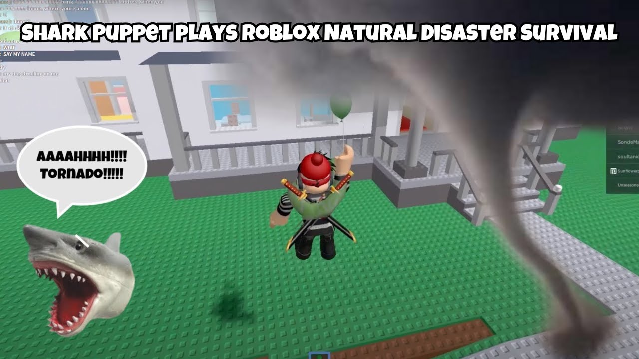 SB Movie: Shark Puppet играет в Roblox Natural Disaster Survival!