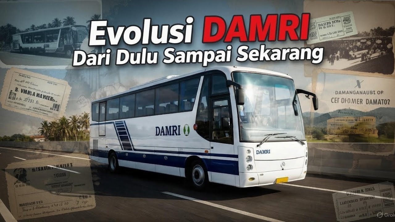 Evolusi Armada DAMRI: Mulai dari Kereta Sapi Hingga Bus Mewah Kekinian