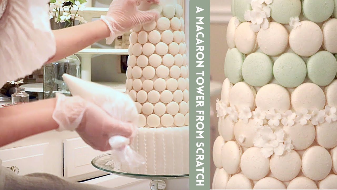 DIY Macaron Tower at Home | Macaron Tower for Display