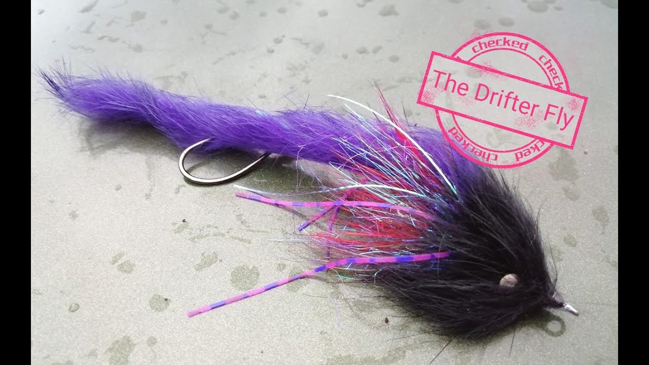 Como atar The Drifter Fly!  Streamer para Picuda y otras especies que atacan la cola primero.
