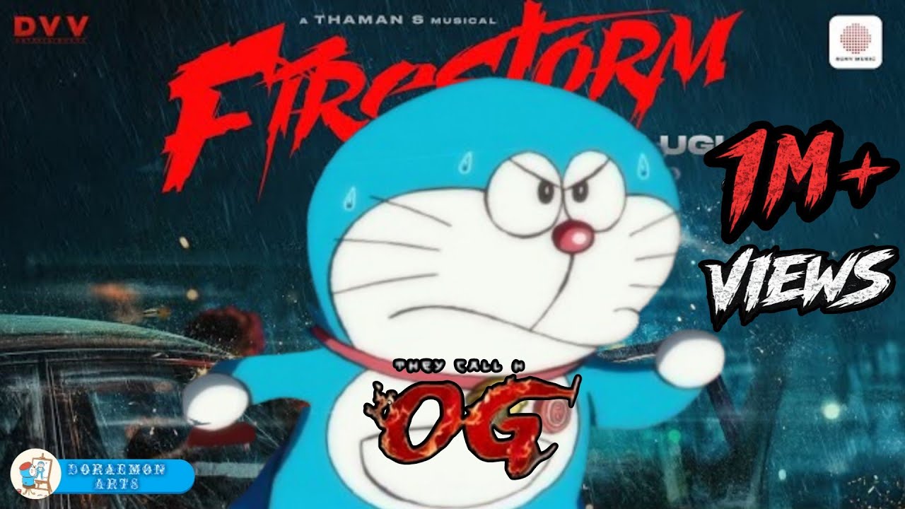 They call him-OG🔥#firestorm lyric #song  #doraemon #version | #pawankalyan #trending #birthday #og 