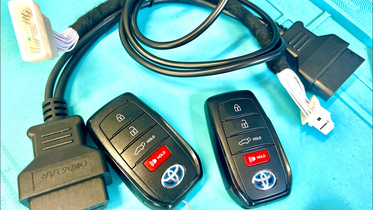 Toyota Venza 2021 — 30-контактный кабель — Руководство по программе Autel 508 New Key