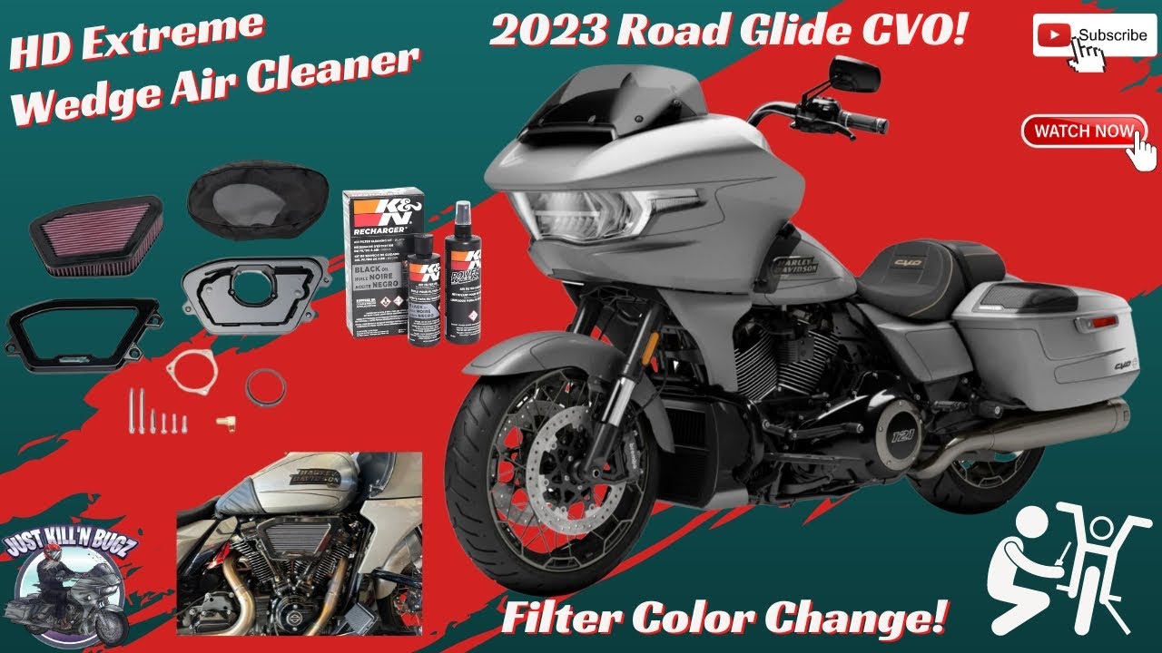 2023 Road Glide CVO Upgrade - HD Extreme Wedge Air Cleaner