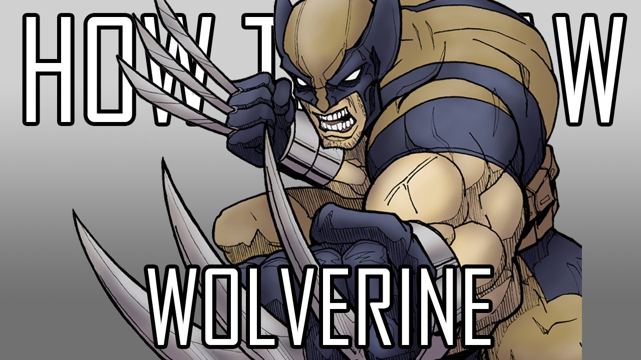 Draw Wolverine X-Men - Quick Simple Easy How To Steps For Beginners 16