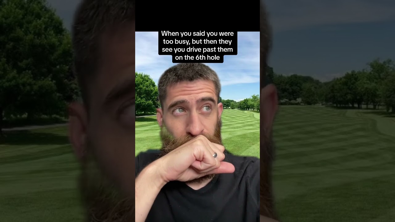 I&rsquo;m Busy Golfing Already 🤷&zwj;♂️ #shorts #golfer #missedcall #golf