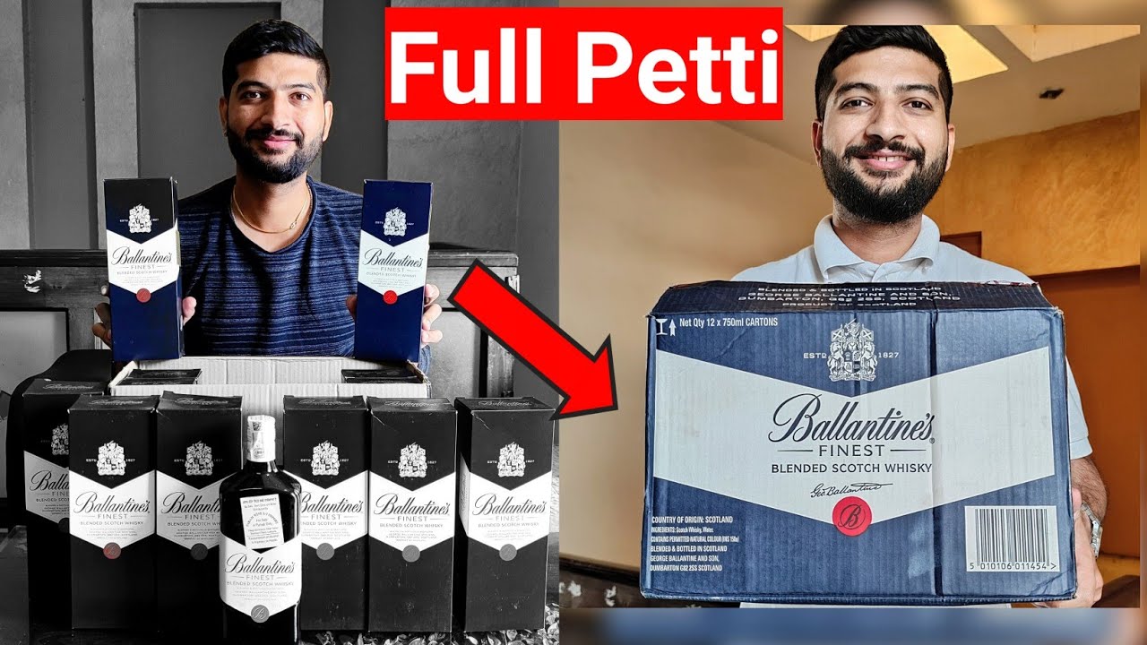 Ballantines Whisky Full Petti  | Ballantines Scotch Full Case Price | The Whiskeypedia