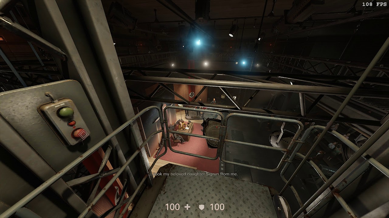 Wolfenstein II: The New Colossus General Frau Engel TV speech
