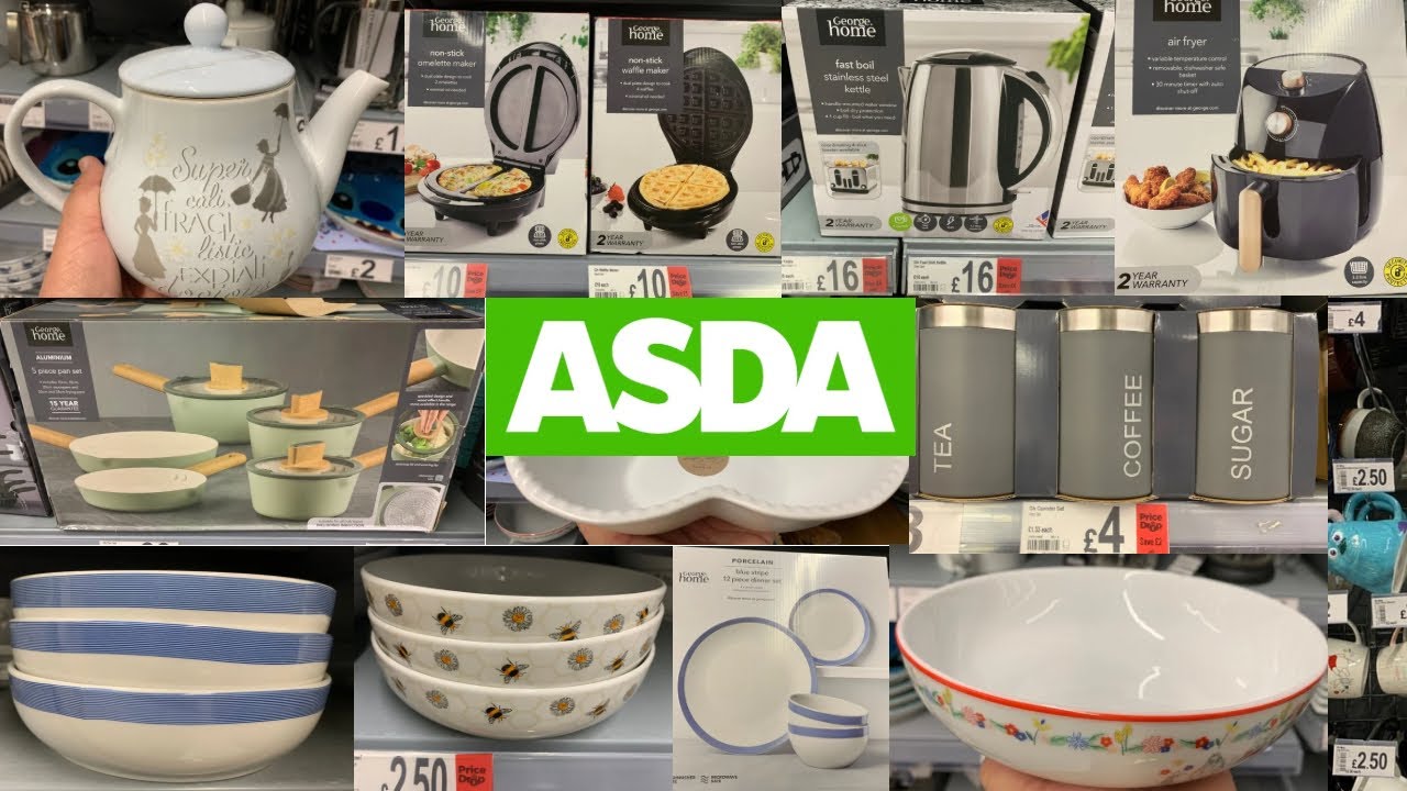WHAT'S IN ASDA HOME SECTION/REDUCED PRICES/HOME ESSENTIAL & MORE ON SALE