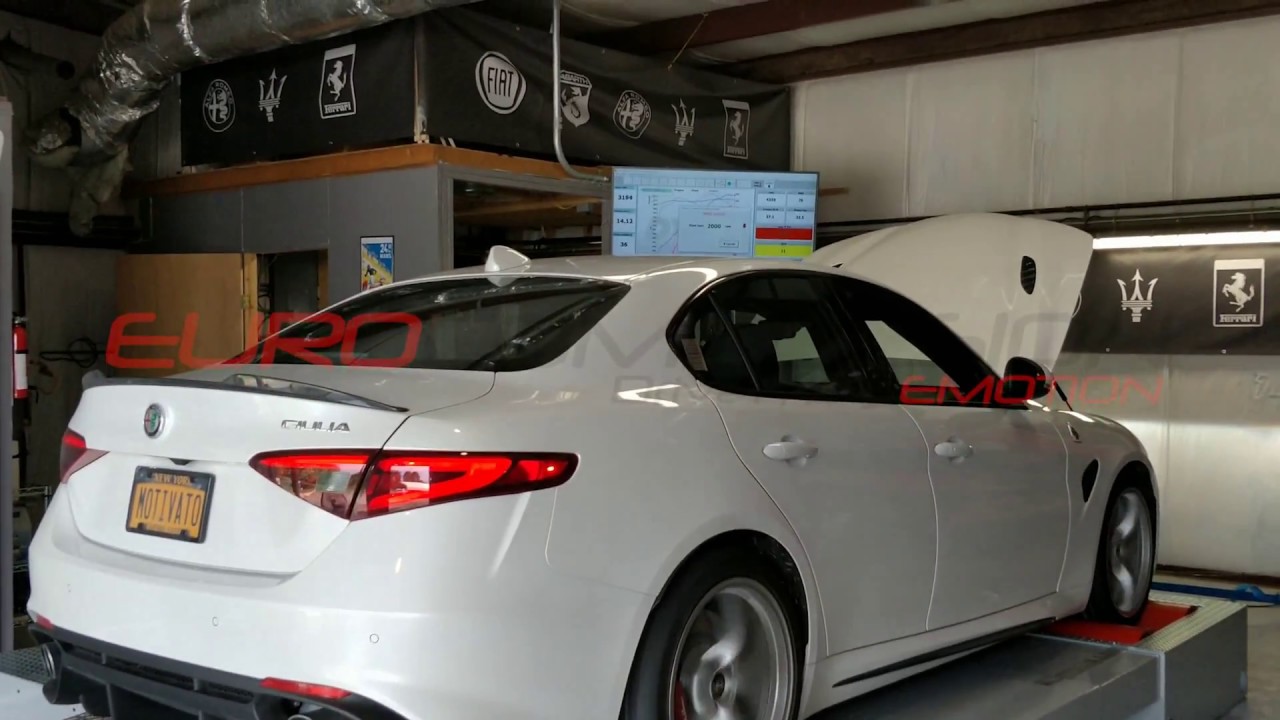 EUROCOMPULSION | ALFA ROMEO GIULIA QUADRIFOGLIO DYNO (NORTH AMERICAN SPEC)