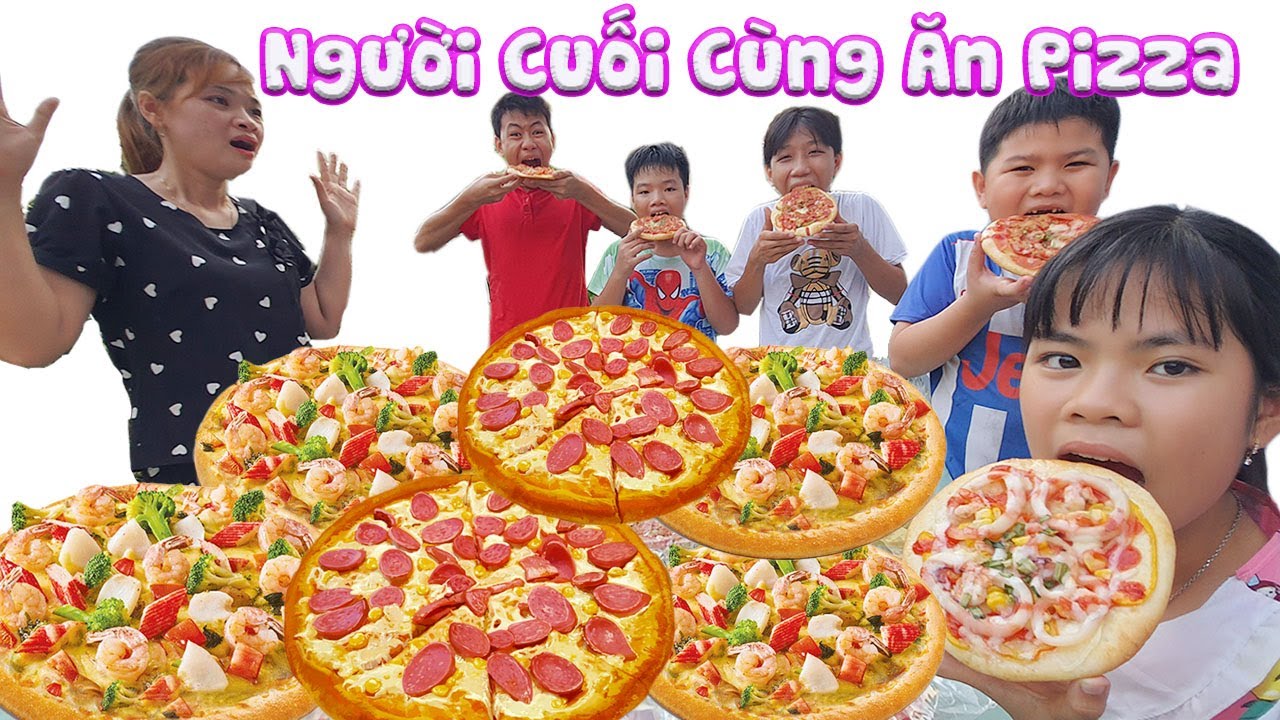 Người Cuối Cùng Ăn Pizza Xúc Xích Và Pizza Hải Sản Được 200k [ Trang And Vinh ]