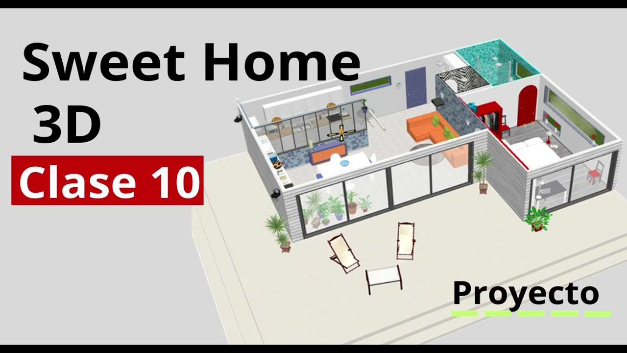 Clase 10: Sweet HOME 3D  |Proyecto Insertar pisos, texturas, ventanas