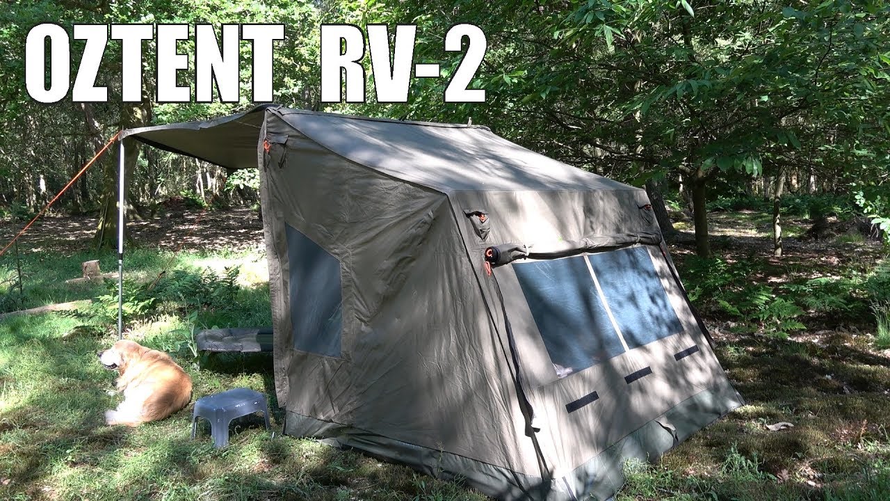 Oztent RV2 Camping in the Woodland