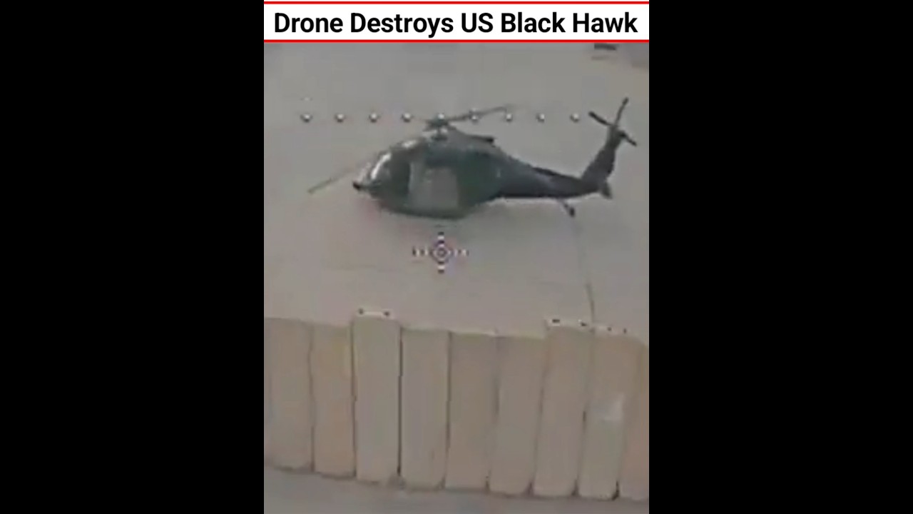 Drone Destroys US Black Hawk #shorts