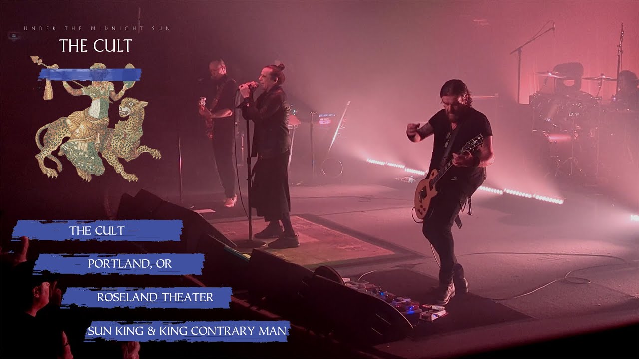 The Cult Live Portland, OR - Roseland Theater - October 15 2023 - 4K - Sun King & King Contrary Man