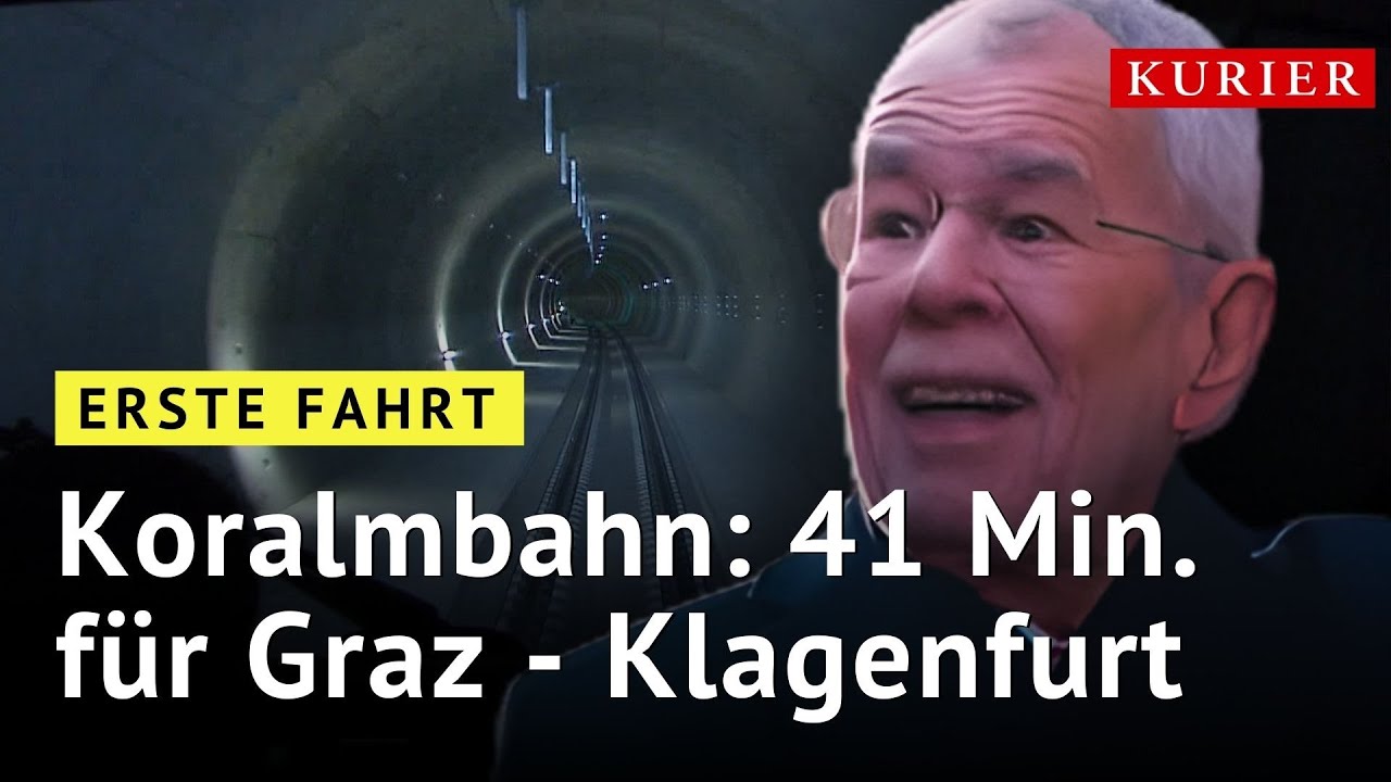 Koralmbahn er&ouml;ffnet: 41 Minuten von Graz nach Klagenfurt