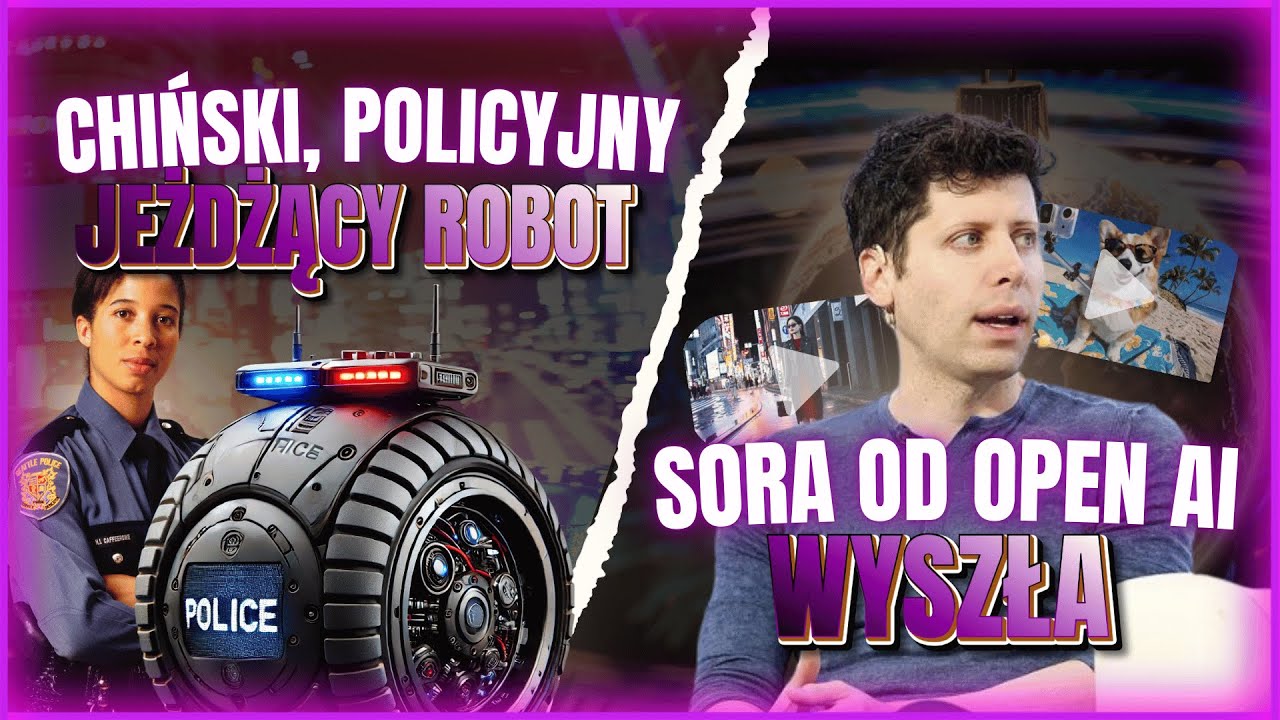 SORA OD OpenAI JUŻ JEST | GEMINI 2.0 | WIRTUALNA PRZYMIERZALNIA UBRAŃ OD KLING AI | POLICYJNE ROBOTY