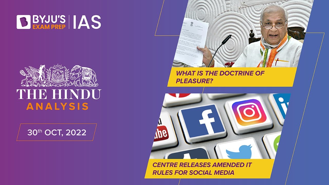 'The Hindu' Newspaper Analysis for 30 Oct 2022 | Current Affairs for Today | UPSC Prelims & IAS Prep